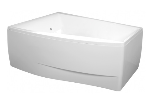 vanna Cali, 1700x1170 mm, ar paneli un rāmi, ar sifonu, balta akrila